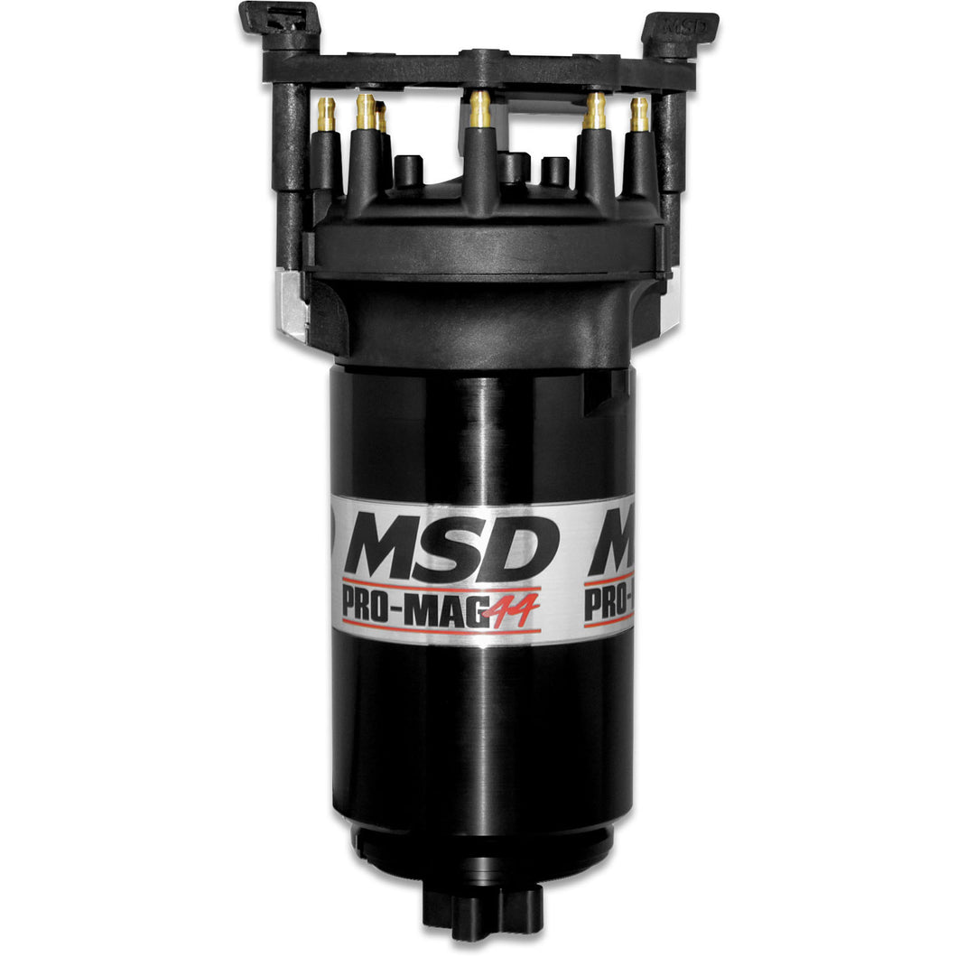MSD Pro Mag 44 Amp Generator, CCW Rotation, Black, Pro Cap, Band Clamp