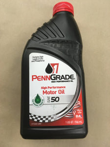 PennGrade Racing Oil 50W Qts